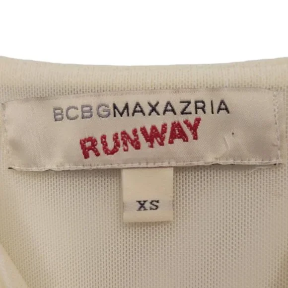 BCBGMaxAzria Runway Chantilly Lace Cream Cami Slip Dress Size XS - Picture 9 of 10